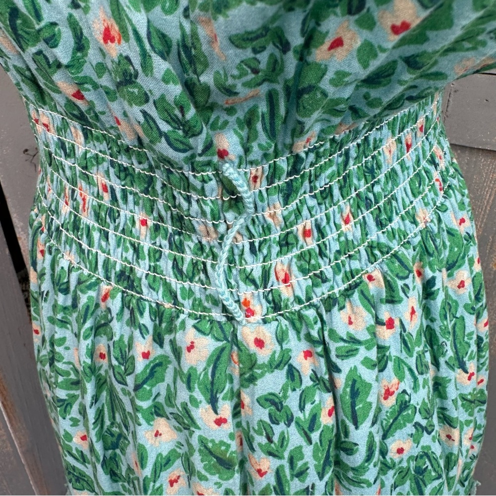 Roller Rabbit Cerro Naoki Dress Light Blue Sz L - Picture 13 of 16